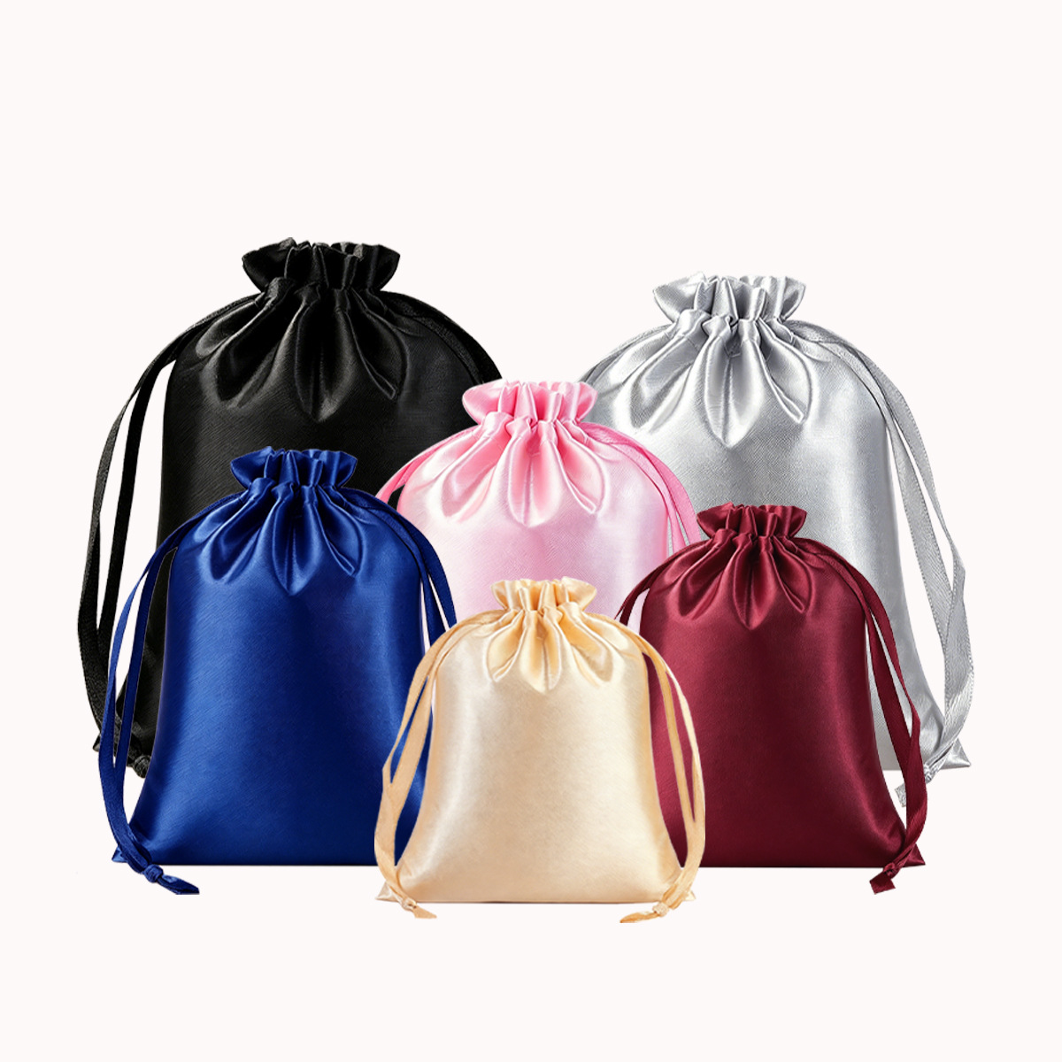 Luxury Bags From China - 50 قطعة/مجموعة أكياس هدايا حريرية من