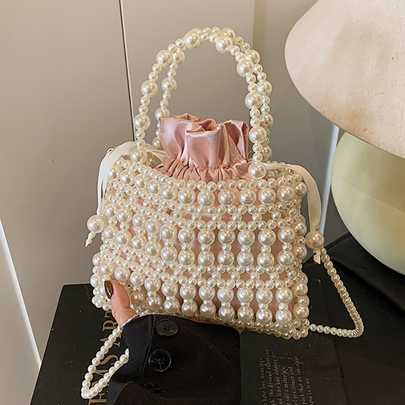 Luxury Bags For Summer - حقيبة كروس خفيفة من اللؤلؤ الفاخر