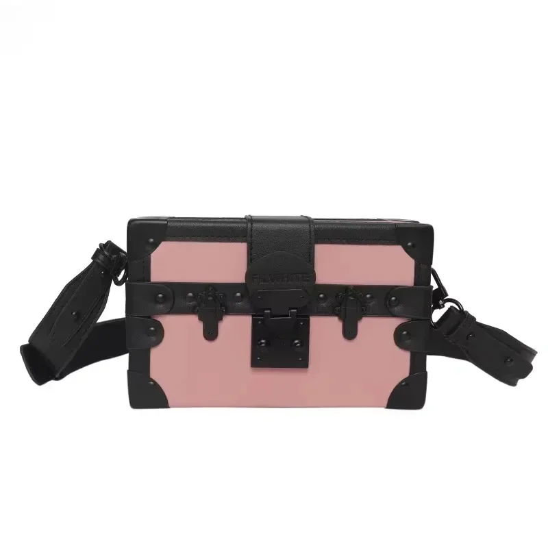 Luxury Bags On Sales - حقيبة كروس بتصميم ملون من النايلون