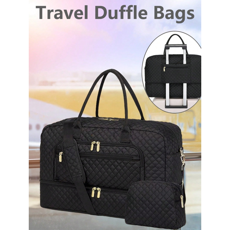حقيبة سفر كبيرة للنساء مناسبة  - مراجعة Weekender Bag Duffle وسعره