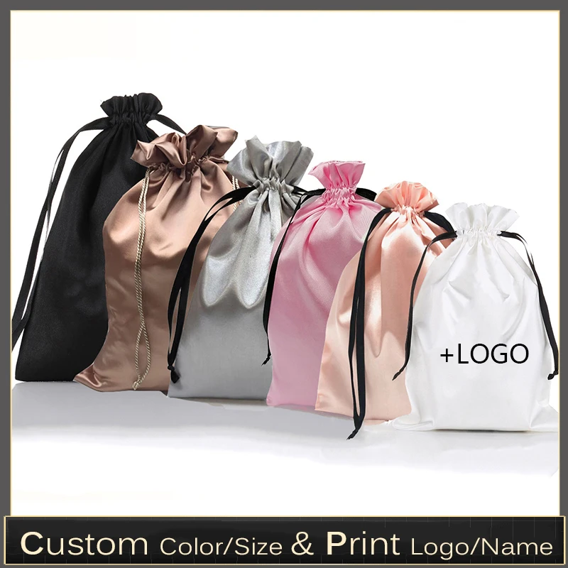 10 قطع من أكياس الشعر الساتان  - مراجعة Luxury Bags From China وسعره