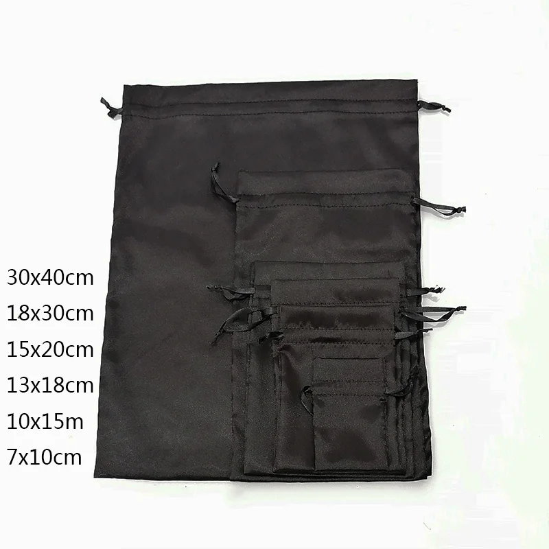 10 قطع من أكياس الشعر الساتان  - مراجعة Luxury Bags From China وسعره