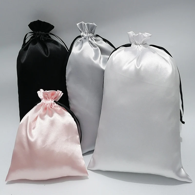 10 قطع من أكياس الشعر الساتان  - مراجعة Luxury Bags From China وسعره