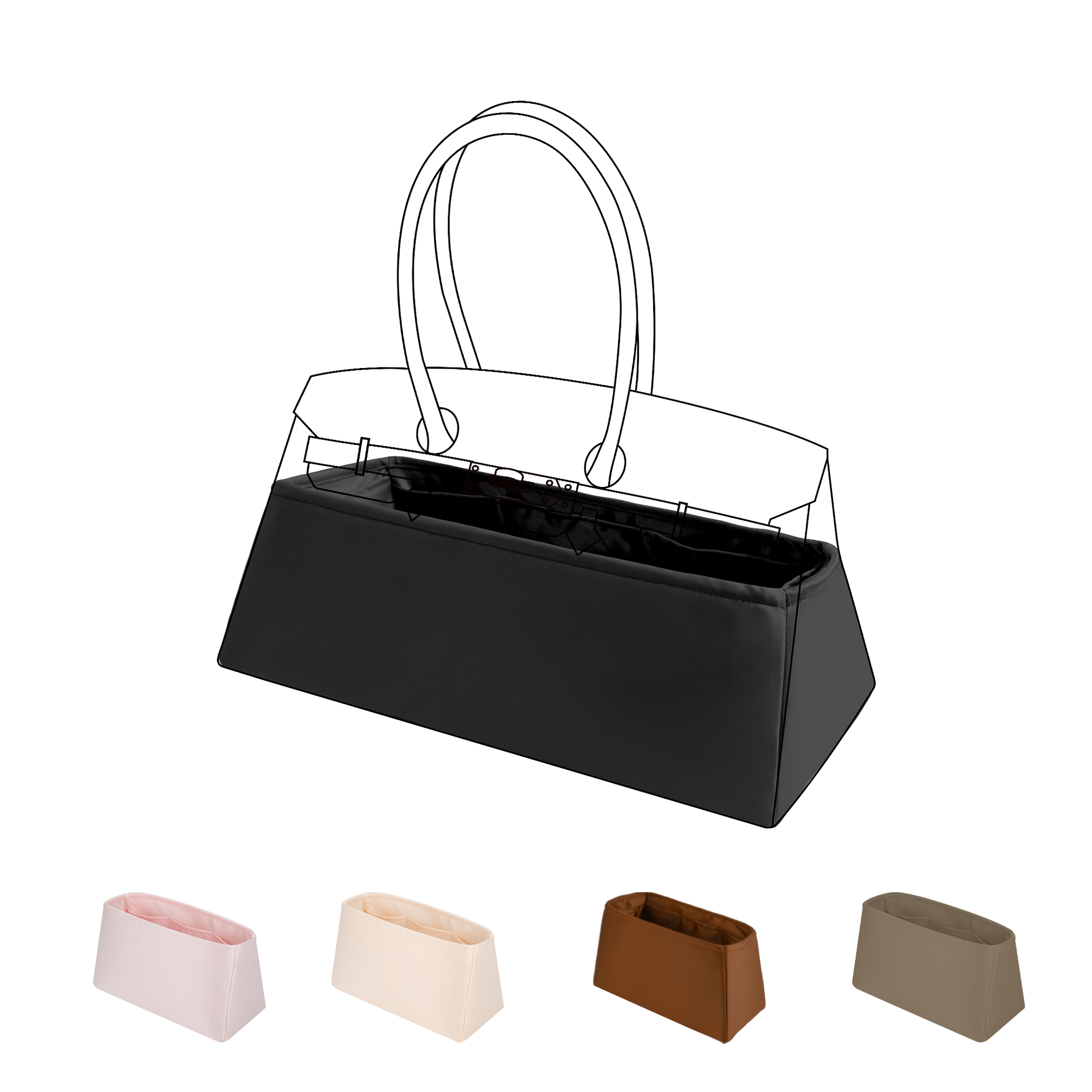 منظم حقائب حريري من DGAZ يناسب - مراجعة Luxury Bags Hermes وسعره