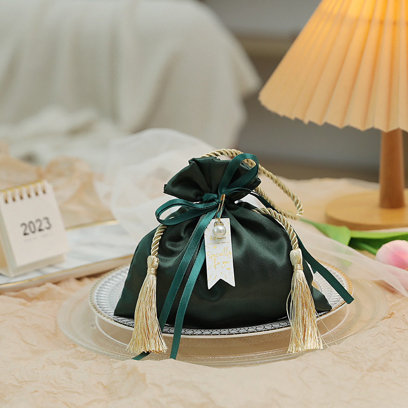 كيس مخملي برباط ، كيس هدايا لل - مراجعة Luxury Bags From China وسعره