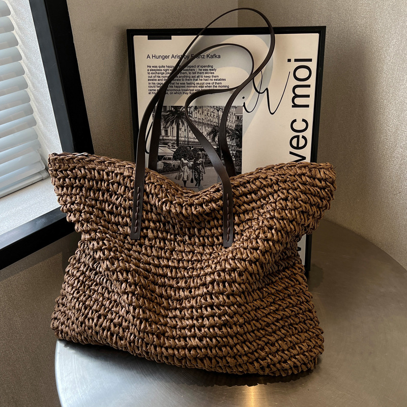 حقائب يد كبيرة من القش المنسوج - مراجعة Luxury Bags For Summer وسعره