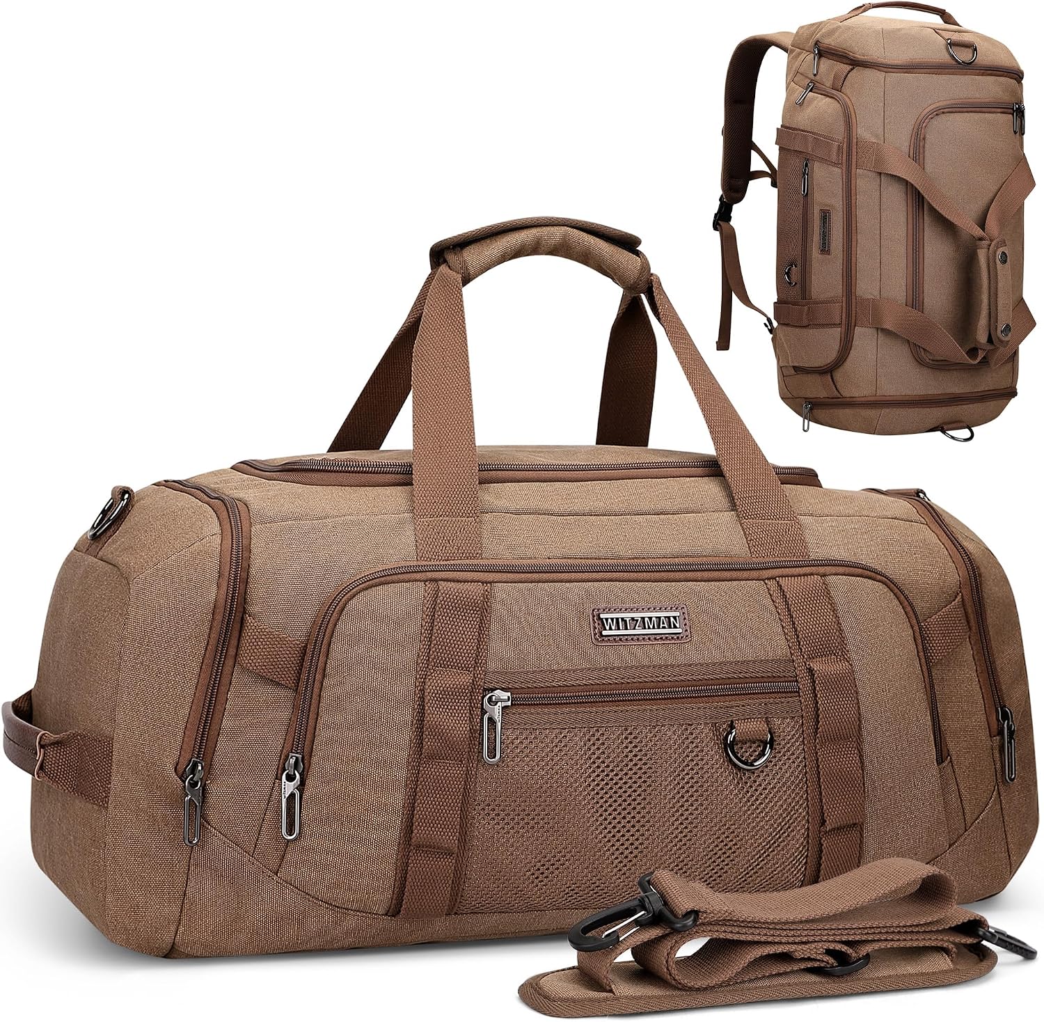 حقيبة سفر قماشية للرجال 3 في 1 - مراجعة Weekender Bag Duffle وسعره