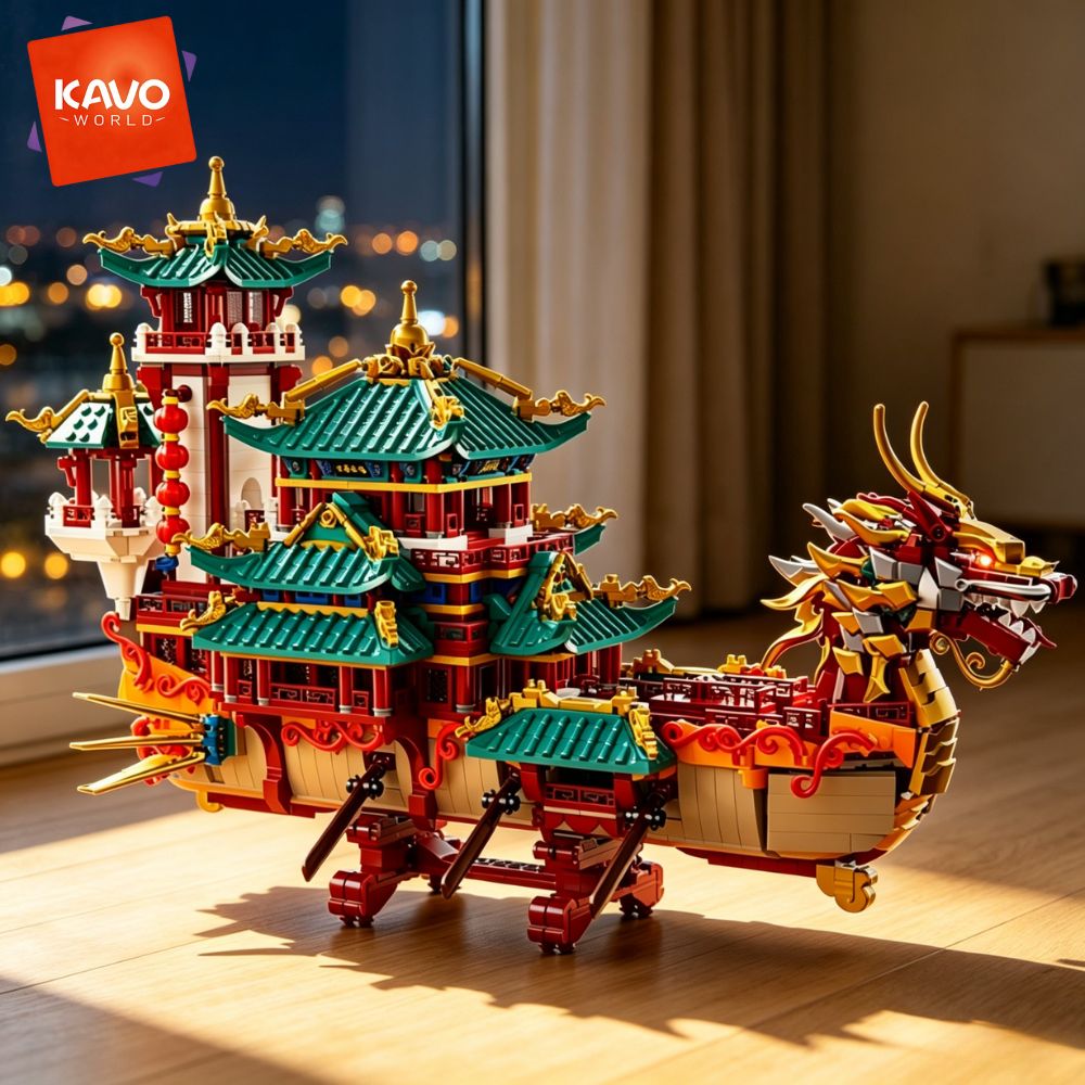 KAVOWORLD 2453 قطعة مكعبات بنا - مراجعة Luxury Bags From China وسعره
