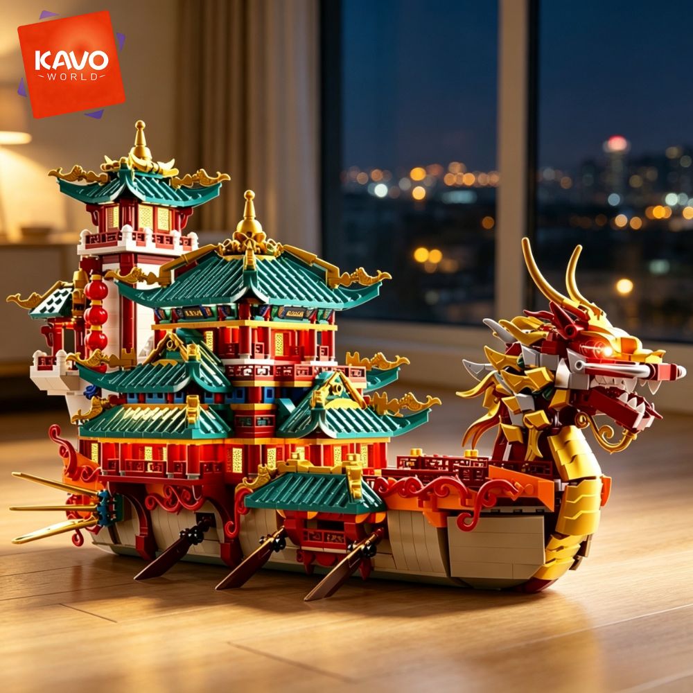 KAVOWORLD 2453 قطعة مكعبات بنا - مراجعة Luxury Bags From China وسعره